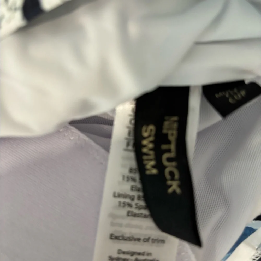 Niptuck Swim Rhonda Congo Lao Blue Size 10‎ NWOT